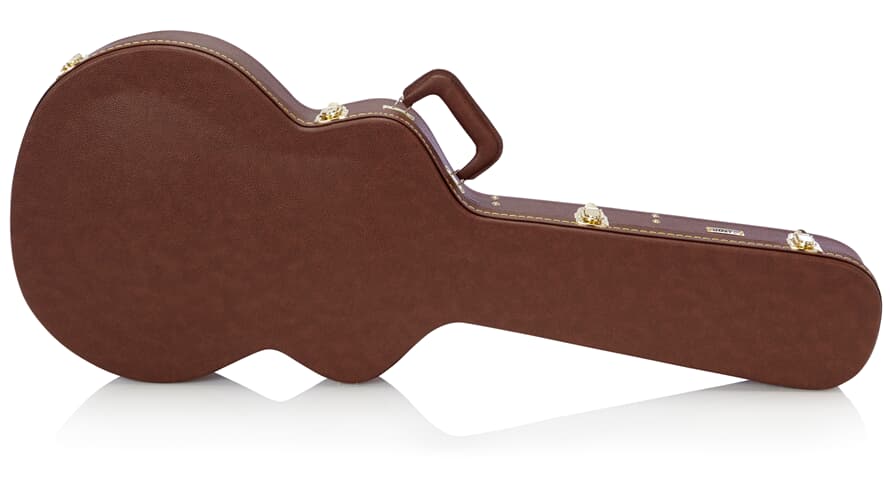 Gator GW-335-BROWN caja de madera para semi-hollow, marrón