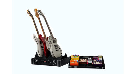 Gator GW-GIGBOXJR pedalera con soporte para guitarra