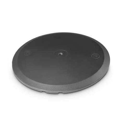 Gravity WB 123 B - Base redonda de hierro fundido para barras M20