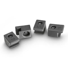 Gravity WB 123 SET 1 B - Base redonda de hierro fundido y set de discos de peso para varillas M20