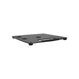 Gravity WB 431 C B - Base compacta y cuadrada de acero con posibilidad de montaje desplazado