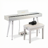 Grooveland DDP-140 Piano digital (Blanco) Bundle