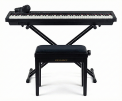 Grooveland P450 Piano digital (Negro) – Paquete completo