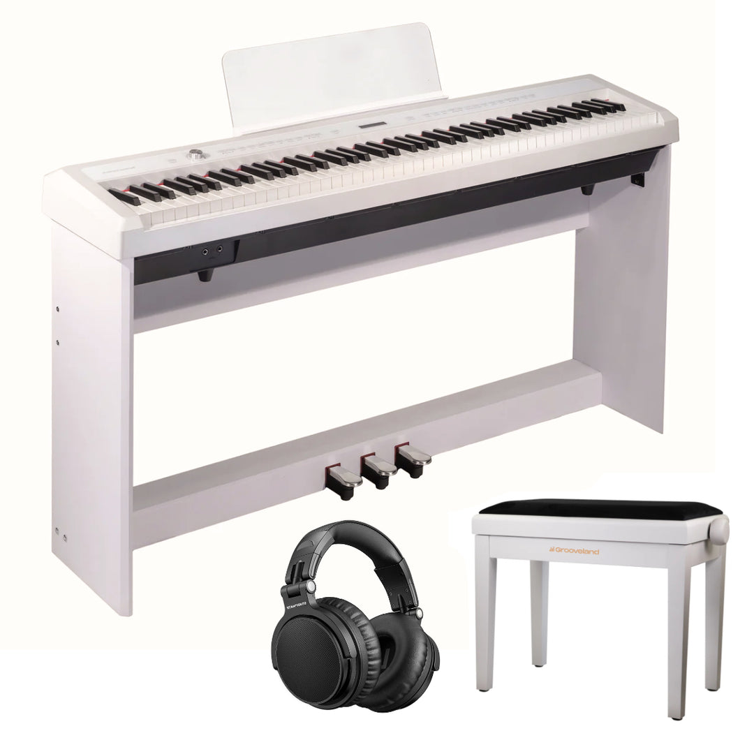 Grooveland P22 completo Piano Pack, Blanco