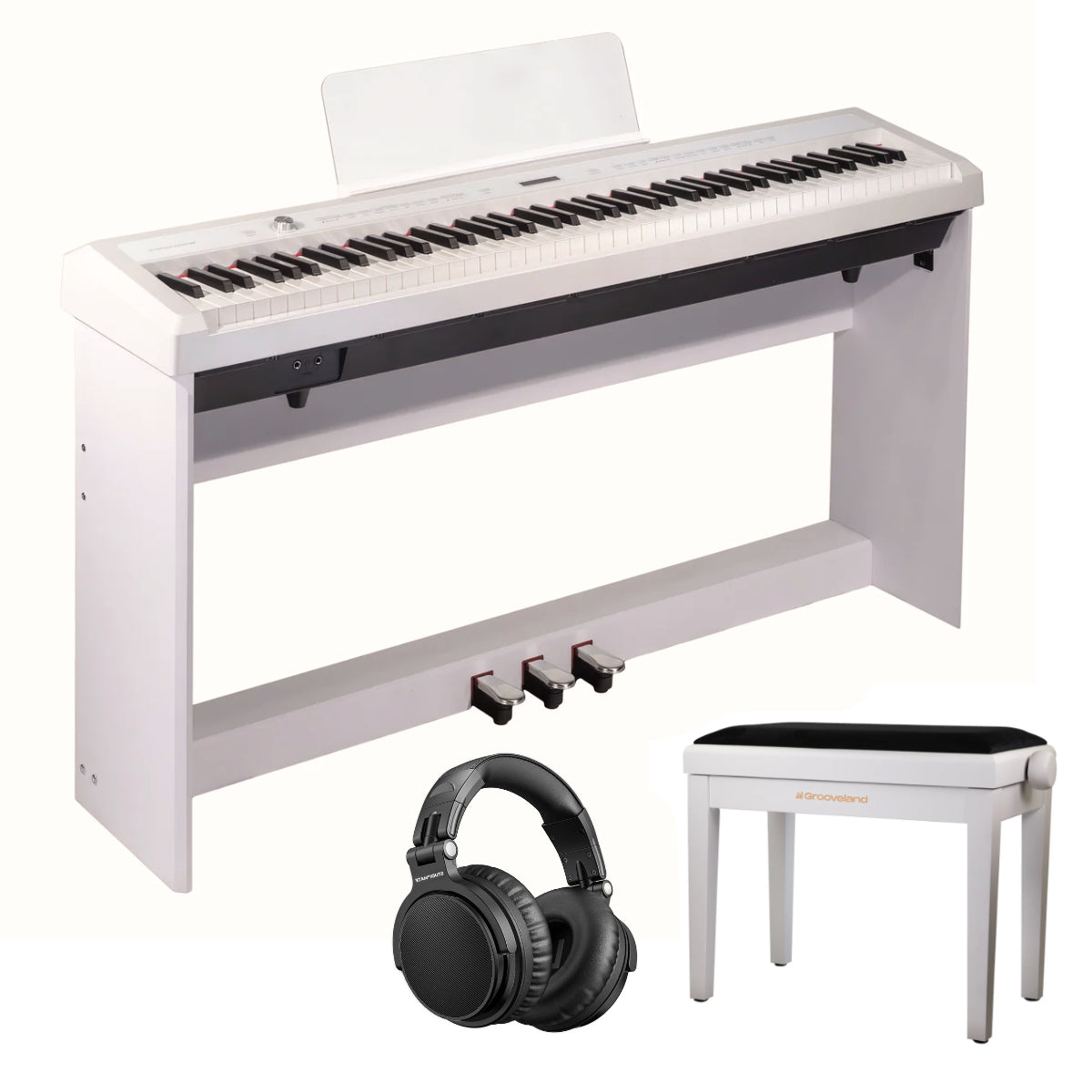 Grooveland P22 Pack de piano (Blanco)