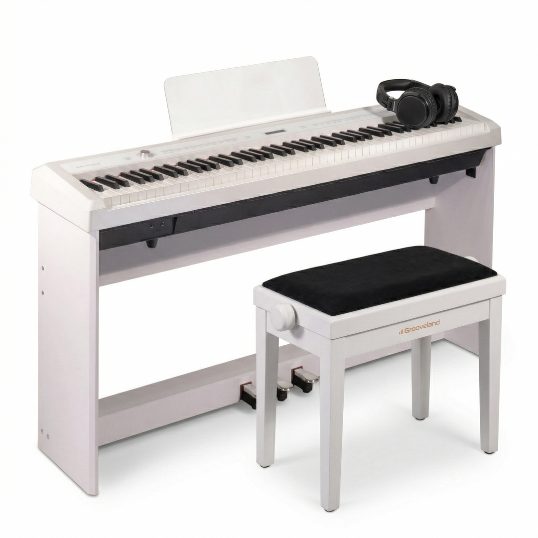 Grooveland P22 completo Piano Pack, Blanco