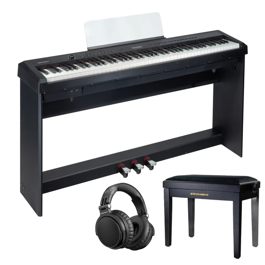 Grooveland P22 completo Piano Pack, Negro