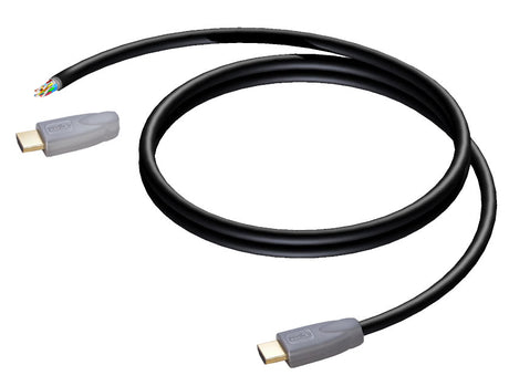 ProCab HDMI kabel, 1 ende u/stik 20 meter