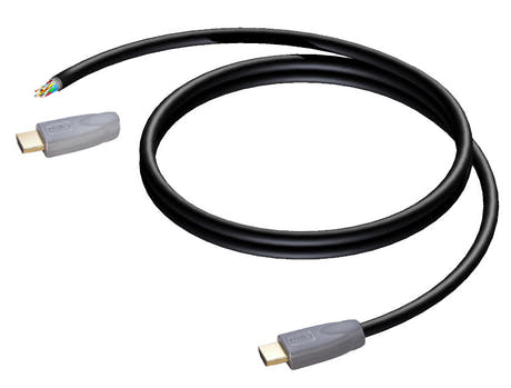 ProCab HDMI kabel, 1 ende u/stik 8 meter
