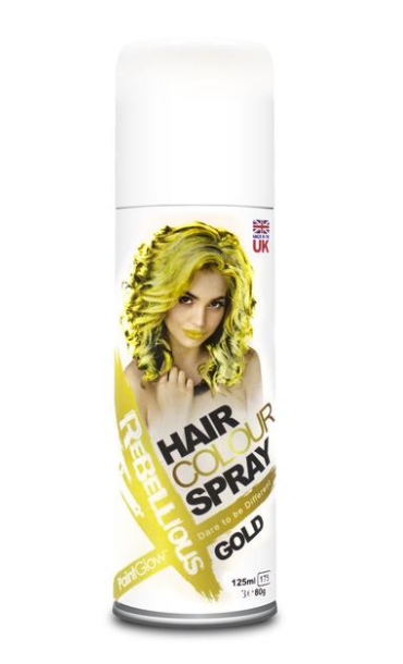 Spray de Color para el Cabello (Oro)