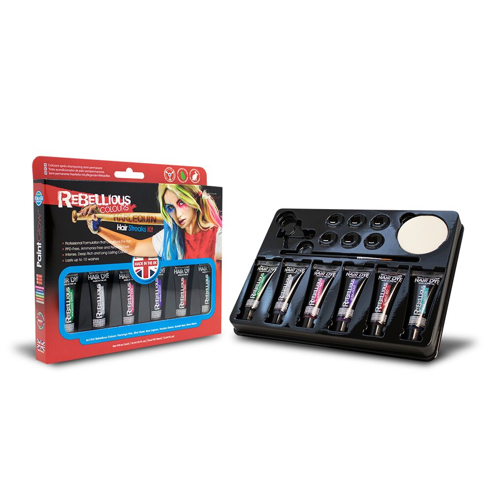 Set de tinte para cabello semipermanente Harley Quin