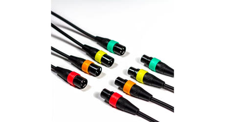 Zoom XLR-4C/CP Cables XLR con anillos de colores
