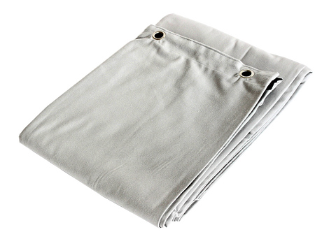 Molton Bagtæppe m. Øjer (Gris Claro)