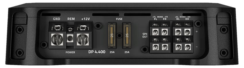Amplificador de coche HERTZ de 4 canales clase D (4x125W)