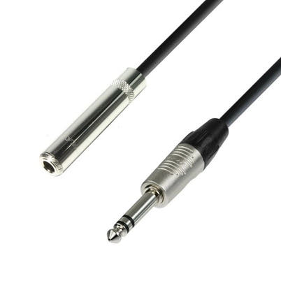 Cable de extensión para auriculares 6,3mm Jack (3m)