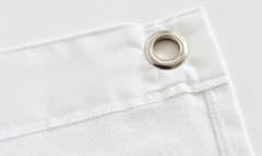 Molton Bagtæppe m. Øjer (Blanco)