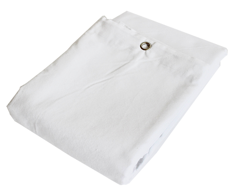 Molton Bagtæppe m. Øjer (Blanco)