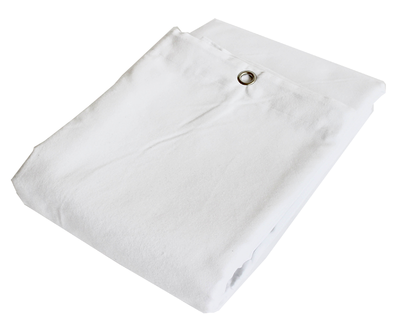 Molton Bagtæppe m. Øjer (Blanco)