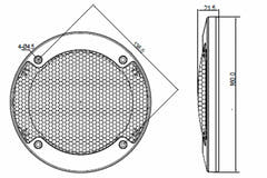 BLAUPUNKT ICx 542 Altavoces de Coche de 2 vías (13 cm, 5,4")