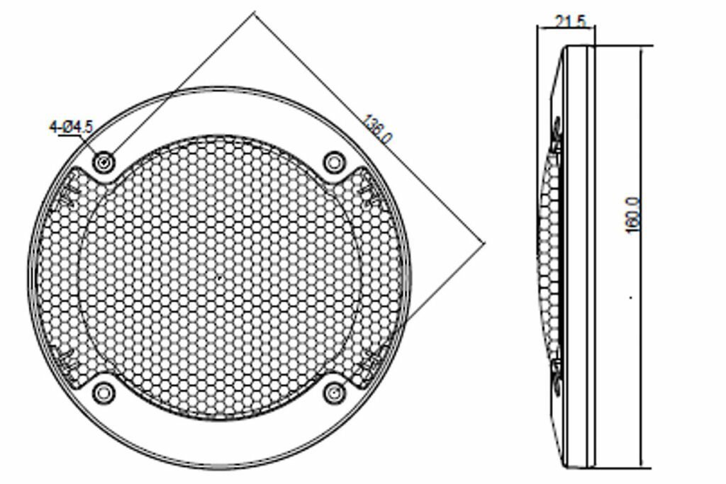 BLAUPUNKT ICx 542 Altavoces de Coche de 2 vías (13 cm, 5,4")