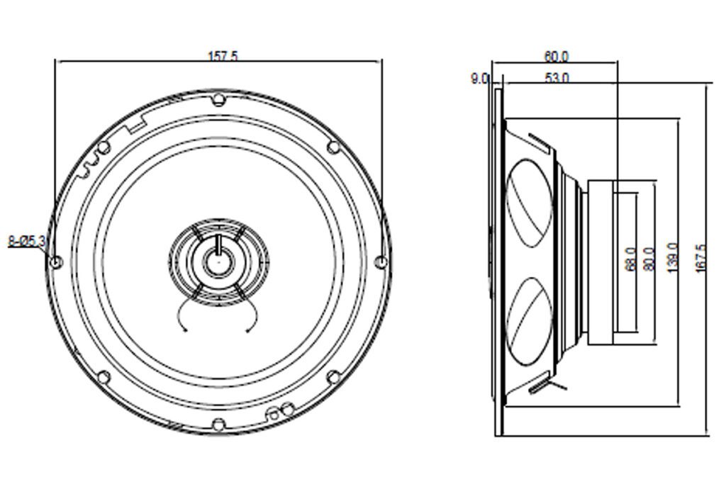 BLAUPUNKT ICx 662 Altavoces de Coche de 2 vías (17 cm, 6,5")