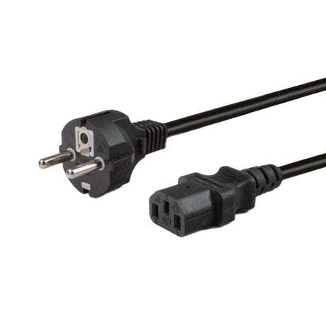 IEC Tilslutningskabel (1m)