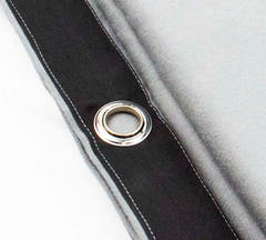 Molton Bagtæppe m. Øjer (Gris)