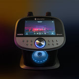 Sistema de karaoke con 2 micrófonos (Negro)