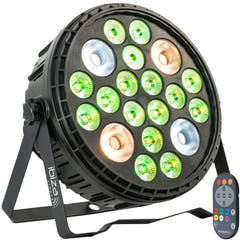 Ibiza XL RGBW+WWCW foco PAR (16x6 + 4x30W)