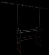Ibiza professional DJ Stand w. Lightbar