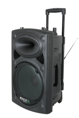 Ibiza Altavoz Portátil con 15" Bajo (Negro, 800W)