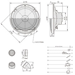 Pioneer TS-G170C Sistema de Altavoces de Coche de 2 vías (17cm, 6,5")