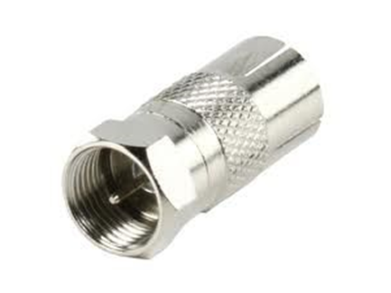 Adaptador de Antena - Coaxial Antena Hembra - Conector F Macho
