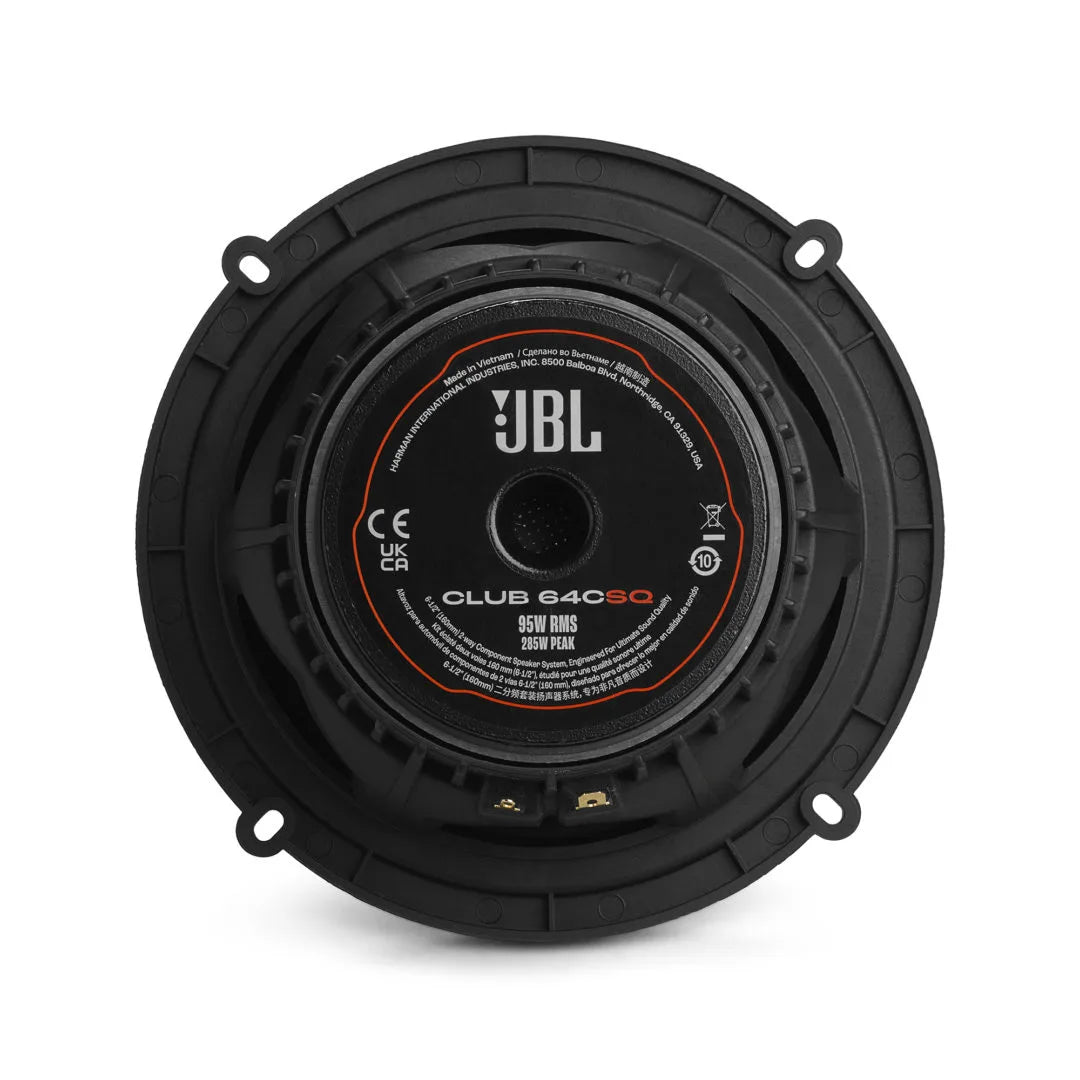 Kit de componentes JBL Club 64CSQ de 6,5", carbono