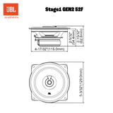 JBL Stage1 Gen2 52F 5,25" altavoces coaxiales para coche