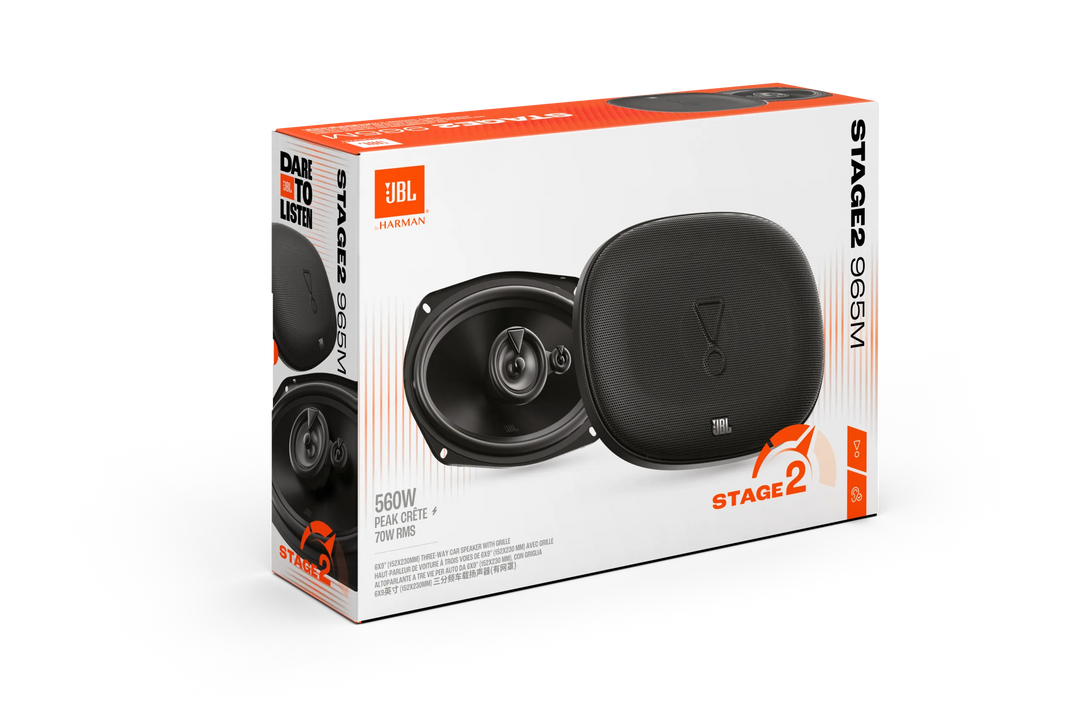 Altavoces de coche JBL Stage2 Gen2 965M de 6x9", 3 vías