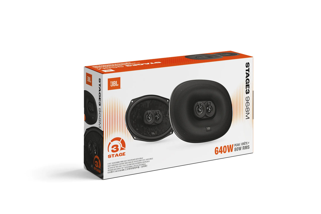 JBL Stage3 Gen2 968M altavoces de coche de 6x9" y 3 vías