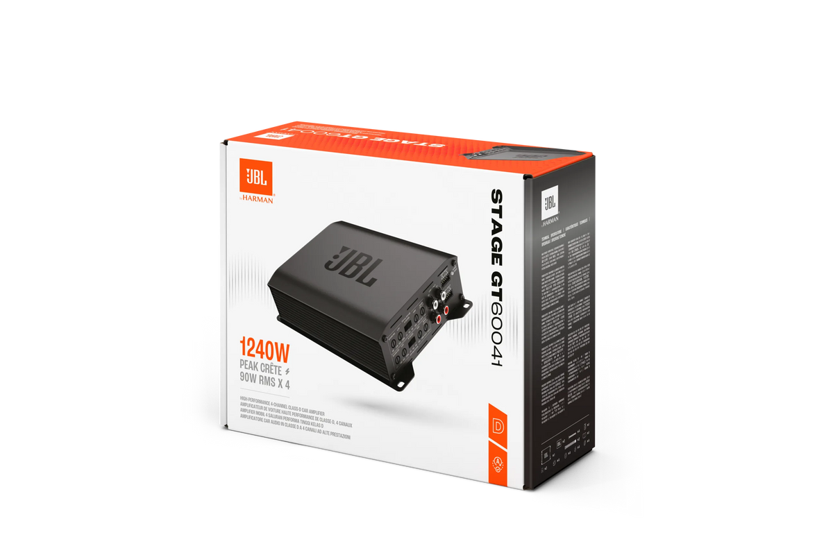 Amplificador JBL Stage GT 60041 de 4 canales