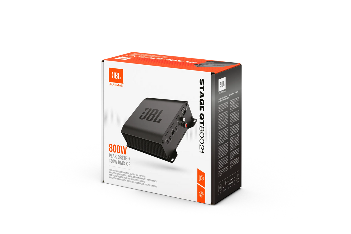Amplificador JBL Stage GT 80021 de 2 canales