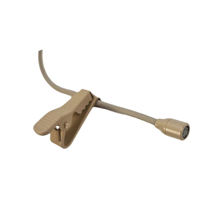 JTS CM-201iF DeLuxe Pack lavalier con 4 conectores, beige