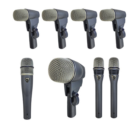 JTS NXB-8M kit de micrófonos con 8 micrófonos y bolsa