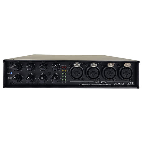 JTS PMM-4 mezclador de monitor con cuatro entradas combo