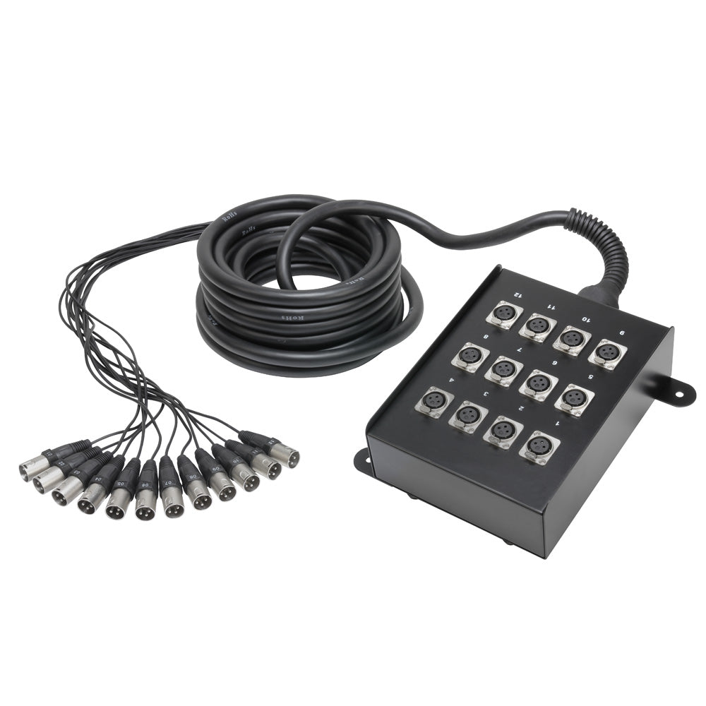 Cables Múltiples con Stage Box 12/0 (10 m)