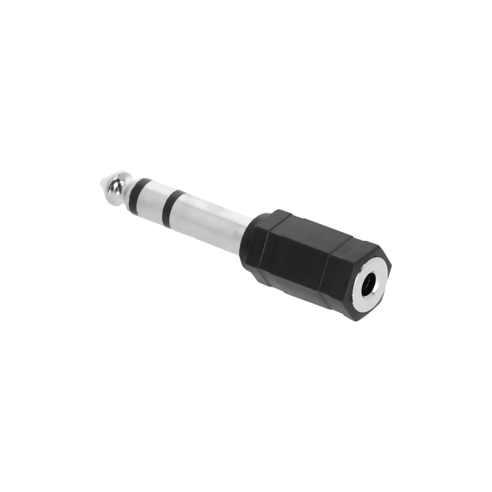 Adaptador Jack Estéreo 3.5 mm Hembra a Jack Estéreo 6.3 mm
