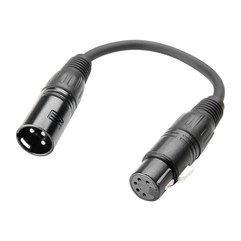 Adapter Cable DMX XLR Male 3 pin to XLR Female 5 pin