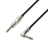 Instrument Cable 6.3 mm Jack mono to 6.3 mm Angle Jack mono