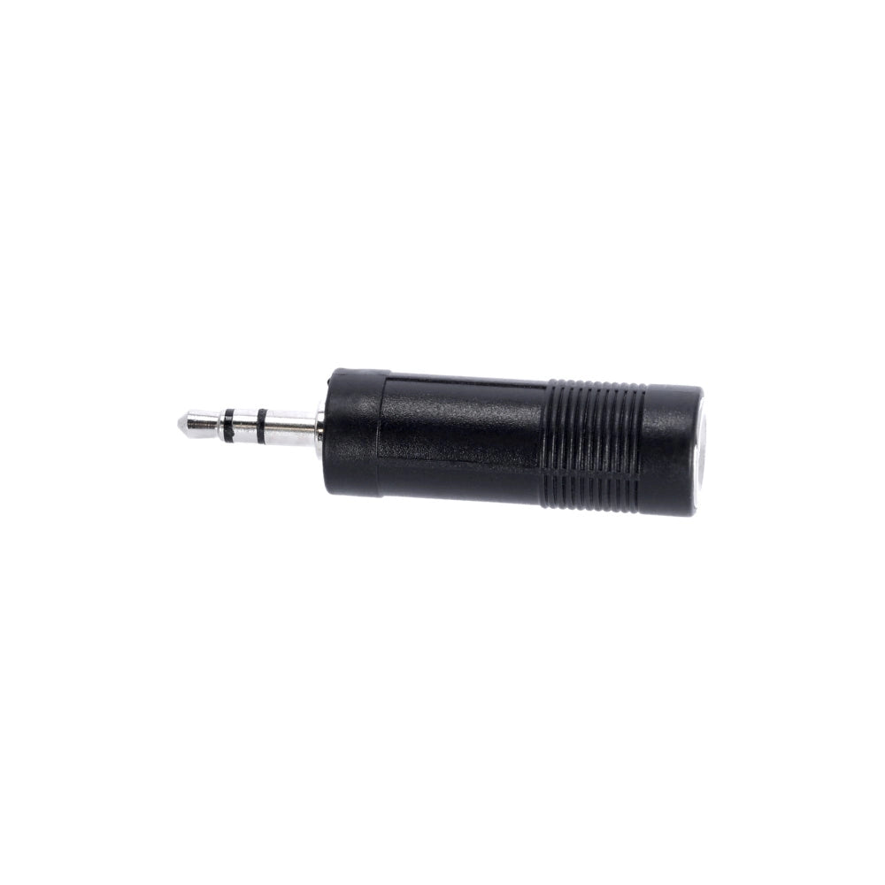 Adaptador de Audio Jack Estéreo 6.3mm Hembra a Jack Estéreo 3.5mm