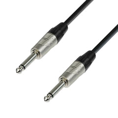 Adam Hall Cables 4 Star Serie - Cable de Instrumento REAN 6.3 mm Jack mono a 6.3 mm Jack mono 3 m