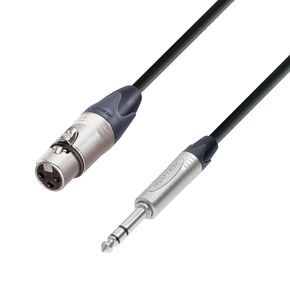 Neutrik XLR Hembra a Jack Balanceado (3 mtr.)