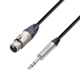 Adam Hall Cables 5 STAR BFV 0500 - Cable balanceado Neutrik® XLR hembra a Jack TRS | 5 m